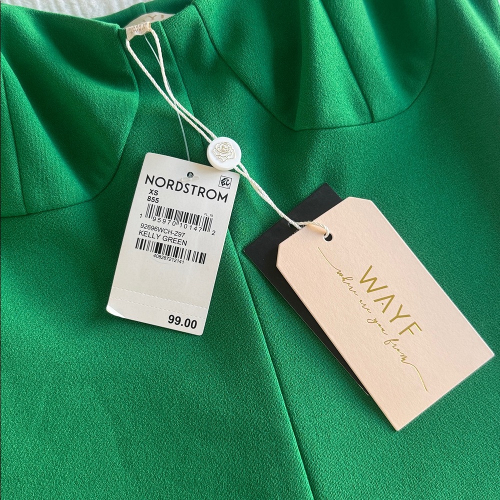 NORDSTROM Dress XS NWT Slit Bodycon - Picture 3 of 8